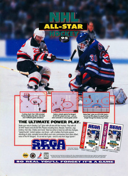 NHL All-Star Hockey 95 Poster