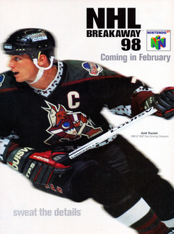 NHL Breakaway '98 Poster