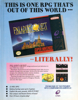 Paladin's Quest Poster