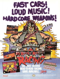 Rock n' Roll Racing Poster