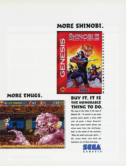 Shinobi 3: Return of the Ninja Master Poster