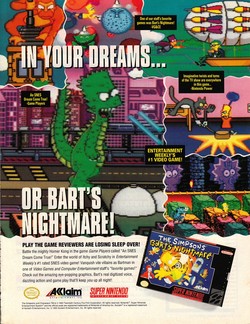 The Simpsons: Bart's Nightmare Poster