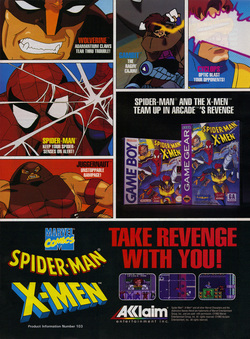 Spider-Man and X-Men: Arcade's Revenge Poster