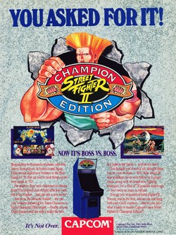 Street Fighter 2 Plus Champion Edition Poster