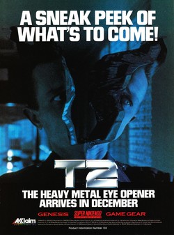Terminator 2: The Arcade Game Poster
