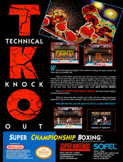 TKO Super Championship Boxing Poster