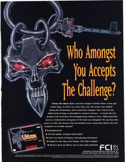 Ultima 7: The Black Gate Poster