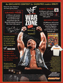 WWF War Zone Poster