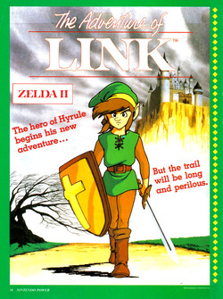 Zelda II: The Adventure of Link Poster