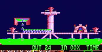 Lemmings Amiga Screenshot