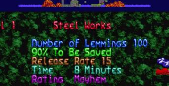 Lemmings Amiga Screenshot