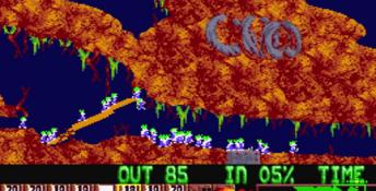 Lemmings Amiga Screenshot