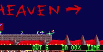 Lemmings Amiga Screenshot