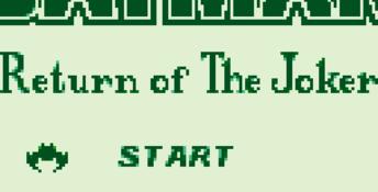 Batman: Return of the Joker Gameboy Screenshot