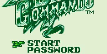 Bionic Commando Gameboy Screenshot