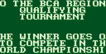 Championship Pool Gameboy Screenshot