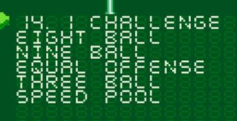 Championship Pool Gameboy Screenshot