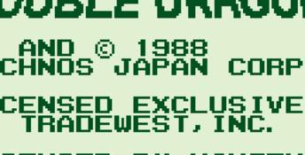 Double Dragon Gameboy Screenshot