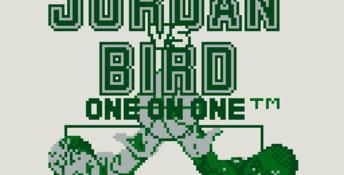 Jordan vs. Bird: One on One Gameboy Screenshot