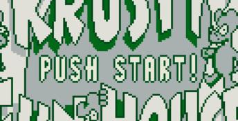 Krusty's Fun House Gameboy Screenshot