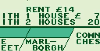 Monopoly Gameboy Screenshot