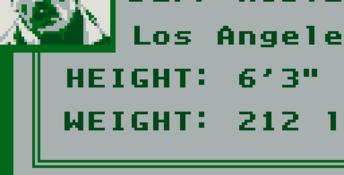 NFL Quarterback Club Gameboy Screenshot