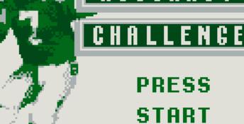NFL Quarterback Club Gameboy Screenshot