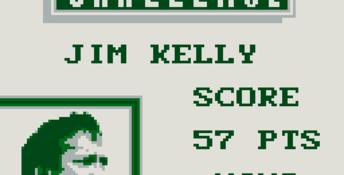 NFL Quarterback Club Gameboy Screenshot