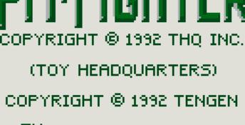Pit-Fighter (1992) Gameboy Screenshot