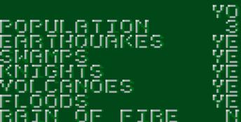 Populous Gameboy Screenshot