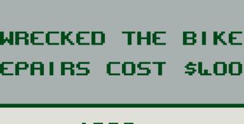 Road Rash Gameboy Screenshot