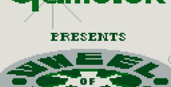 Wheel of Fortune (1990) Gameboy Screenshot