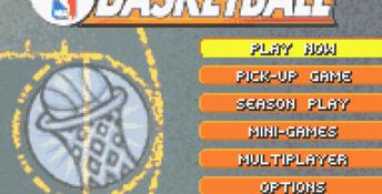 Backyard Basketball GBA Screenshot