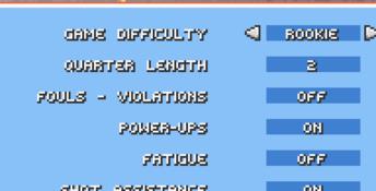 Backyard Basketball GBA Screenshot