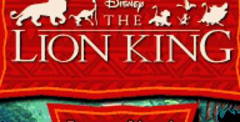 The Lion King GBA Screenshot