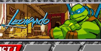 Teenage Mutant Ninja Turtles GBA Screenshot