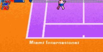 WTA Tour Tennis GBA Screenshot