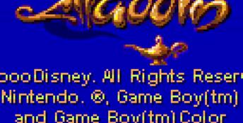 Aladdin GBC Screenshot