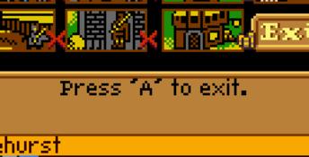 Heroes of Might and Magic GBC Screenshot
