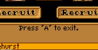 Heroes of Might and Magic GBC Screenshot