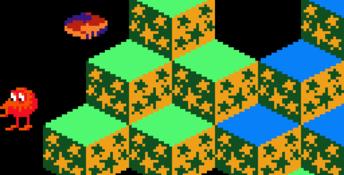Q-Bert GBC Screenshot