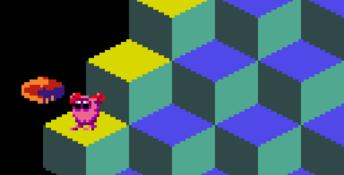Q-Bert GBC Screenshot