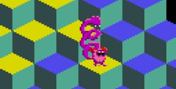 Q-Bert GBC Screenshot