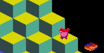 Q-Bert GBC Screenshot