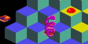 Q-Bert GBC Screenshot