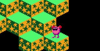 Q-Bert GBC Screenshot