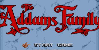 Addams Family: main menu