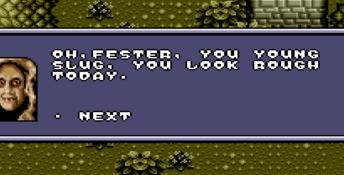 Addams Family Values Genesis Screenshot