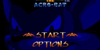 Aero the Acro-Bat Main Menu