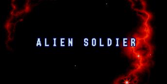 Alien Soldier splash screen